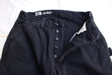 FREEWHEELERS / "CHOPPER BUILDER" WORK TROUSERS (#2432002,YARN-DYED RUDE BLACK)