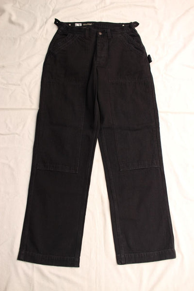 FREEWHEELERS / "CHOPPER BUILDER" WORK TROUSERS (#2532008,YARN-DYED RUDE BLACK)