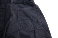 FREEWHEELERS / "CHOPPER BUILDER" WORK TROUSERS (#2432002,YARN-DYED RUDE BLACK)