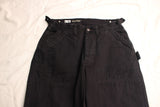 FREEWHEELERS / "CHOPPER BUILDER" WORK TROUSERS (#2532008,YARN-DYED RUDE BLACK)