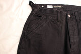 FREEWHEELERS / "CHOPPER BUILDER" WORK TROUSERS (#2532008,YARN-DYED RUDE BLACK)