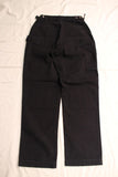 FREEWHEELERS / "CHOPPER BUILDER" WORK TROUSERS (#2532008,YARN-DYED RUDE BLACK)