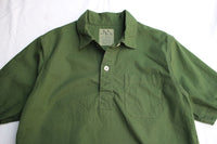 COLIMBO / COMPTON M55 TYPE PULLOVER SHIRT S/S (ZY-0302,EVER GREEN)