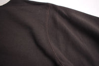 FREEWHEELERS / "CREW NECKED SWEAT SHIRT" SET-IN SLEEVE (#2434003,SOOT BLACK × OATMEAL)