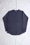 FREEWHEELERS / "CREW NECKED TYPE" LONG SLEEVE UNDERWEAR (#2335001,FADE NAVY)