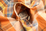 COLIMBO / CROW DOG FLANNEL SHIRT (ZY-0311,ORANGE CHECK)