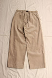Soglia / Cotton Dyed Corduroy Pants (Grayge)
