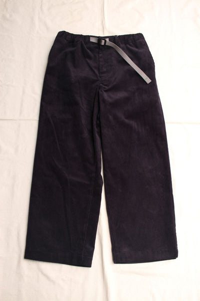 Soglia / Cotton Dyed Corduroy Pants (Navy)