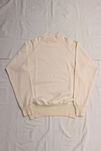 WORKERS / Cotton Raglan Sweater (White)