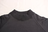 WORKERS / Cotton Raglan Sweater (Faded Black)