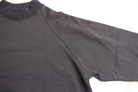 WORKERS / Cotton Raglan Sweater (Faded Black)