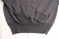 WORKERS / Cotton Raglan Sweater (Faded Black)