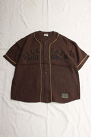 COLIMBO / DOOLITTLE BASEBALL SHIRT "HELL CATS" ( ZA-0304,DEEP BROWN)