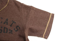 COLIMBO / DOOLITTLE BASEBALL SHIRT "HELL CATS" ( ZA-0304,DEEP BROWN)