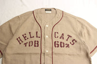 COLIMBO / DOOLITTLE BASEBALL SHIRT "HELL CATS" ( ZA-0304,SAND BEIGE)