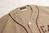 COLIMBO / DOOLITTLE BASEBALL SHIRT "HELL CATS" ( ZA-0304,SAND BEIGE)