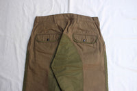 FREEWHEELERS / "FIELD CRUISER" TROUSERS (#2422014,KHAKI BEIGE × OLIVE GREEN)