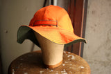 FREEWHEELERS / "HAT,REVERSIBLE,SUN" U.S. ARMY SUN HAT ( #2427001,OLIVE GREEN × INDIAN ORANGE)