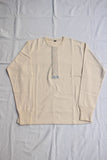 FREEWHEELERS / HENLEY NECK LONG SLEEVE SHIRT (#2435001,STRAW CREAM)