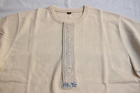 FREEWHEELERS / HENLEY NECK LONG SLEEVE SHIRT (#2435001,STRAW CREAM)