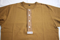 FREEWHEELERS / HENLEY NECK LONG SLEEVE SHIRT (#2435001,OLIVE DRAB)