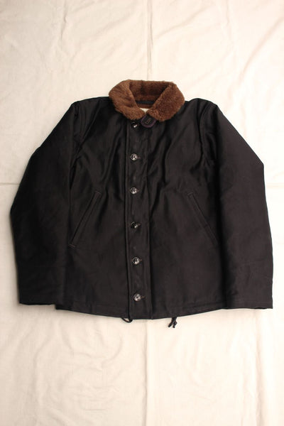 FREEWHEELERS / NAVY DEPARTMENT JACKET,DECK,ZIP TYPE N-1 (#2531001,DARK NAVY)