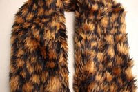 Cushman / LEOPARD FUR MUFFLER (29361,BLACK LEOPARD)