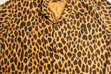 Cushman / LEOPARD PRINT NEL OPEN COLLAR SHIRT (25709,LEOPARD)