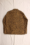 Cushman / LEOPARD PRINT NEL OPEN COLLAR SHIRT (25709,LEOPARD)