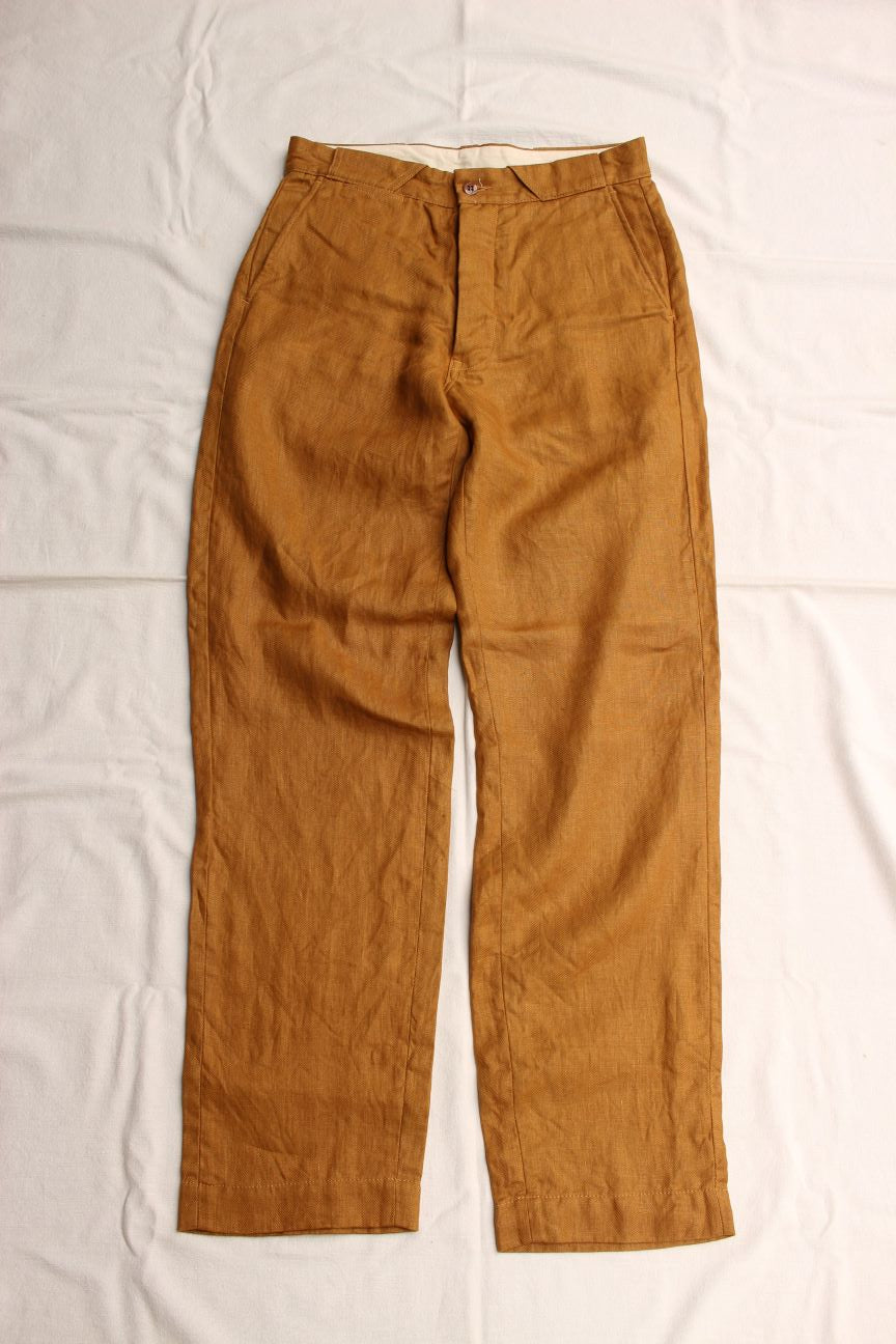 SALUE egg pants herringbone linen サルエ SALUE egg pants herringbone linen サルエ