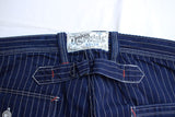 FREEWHEELERS / "LONGSHOREMAN" OVERALLS (#2412001,INDIGO WABASH STRIPE)