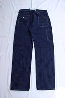 FREEWHEELERS / "LONGSHOREMAN" OVERALLS (#2412001,INDIGO WABASH STRIPE)