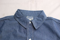 FREEWHEELERS / "LONG SLEEVE WORK SHIRT" THE IRONALL FACTORIES CO. (#2423001,INDIGO CHAMBRAY)