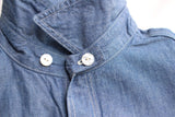 FREEWHEELERS / "LONG SLEEVE WORK SHIRT" THE IRONALL FACTORIES CO. (#2423001,INDIGO CHAMBRAY)