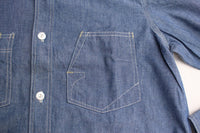 FREEWHEELERS / "LONG SLEEVE WORK SHIRT" THE IRONALL FACTORIES CO. (#2423001,INDIGO CHAMBRAY)