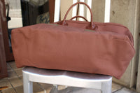 WORKERS / Leather Handle Tote Bag (Brown)