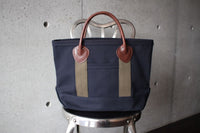 WORKERS / Leather Handle Tote Medium (Navy)
