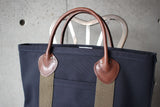 WORKERS / Leather Handle Tote Medium (Navy)