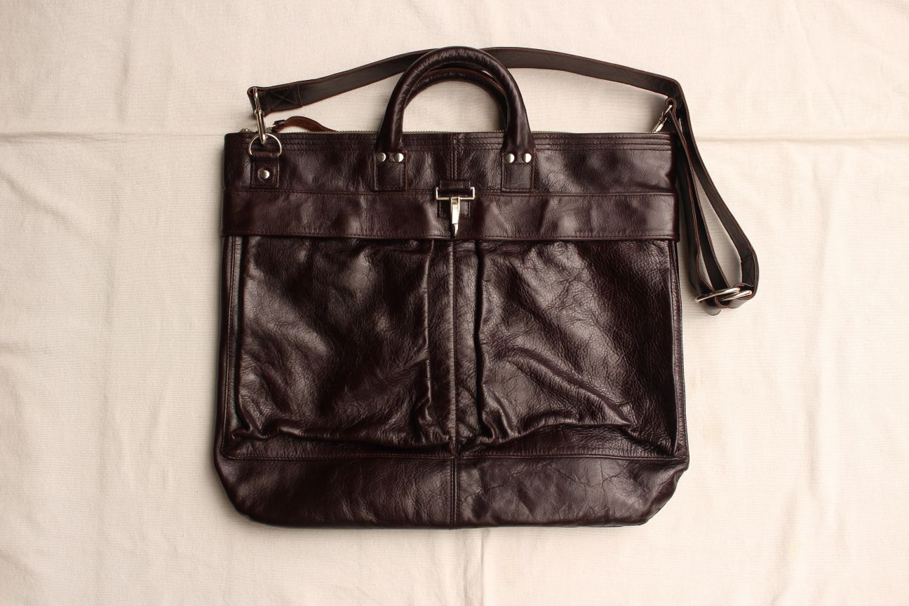 バッグ Rainbow Country All Leather Tote Bag LeatherHelmetBag_11_198ca599-
