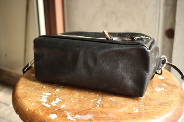 バッグ RAINBOW COUNTRY LEATHER SHOULDER POUCH Rainbow Country / Leather Shoulder Pouch (RCL-60017,BLACK