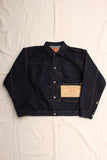 FREEWHEELERS / "Lot 506 XX 1922" PLEATED FRONT BLOUSE (#2321013,14oz INDIGO DENIM) / WASH