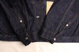 FREEWHEELERS / "Lot 506 XX 1922" PLEATED FRONT BLOUSE (#2321013,14oz INDIGO DENIM) / WASH