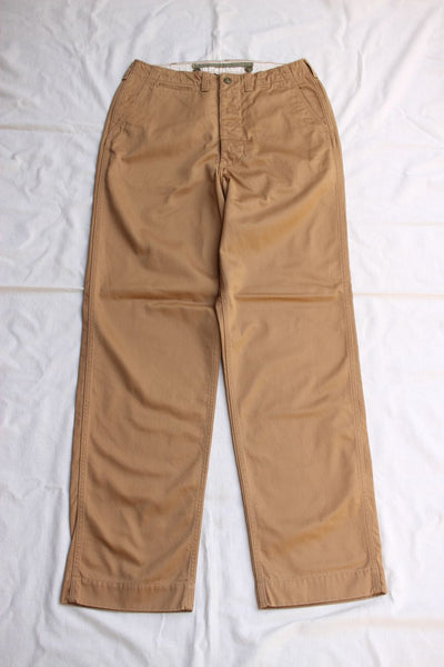 FREEWHEELERS / "M-1950" TROUSERS COTTON KHAKI (#2532003,CAMEL)