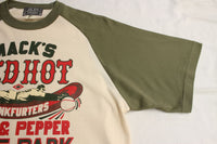 BO'S GLAD RAGS / “Mack's Red Hot Frankfurters” (A25-01,Wheat × Olive Green)