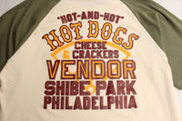 BO'S GLAD RAGS / “Mack's Red Hot Frankfurters” (A25-01,Wheat × Olive Green)