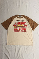 BO'S GLAD RAGS / “Mack's Red Hot Frankfurters” (A25-01,Wheat × Muddy Tan)