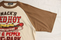 BO'S GLAD RAGS / “Mack's Red Hot Frankfurters” (A25-01,Wheat × Muddy Tan)