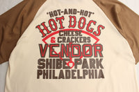 BO'S GLAD RAGS / “Mack's Red Hot Frankfurters” (A25-01,Wheat × Muddy Tan)