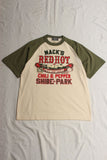 BO'S GLAD RAGS / “Mack's Red Hot Frankfurters” (A25-01,Wheat × Olive Green)