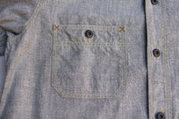 FREEWHEELERS / "Neal" (#2413002,WHITE PEPPER CHAMBRAY) / 2024AW